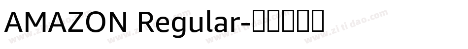AMAZON Regular字体转换